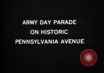 Image of Army Day parade Washington DC USA, 1936, second 7 stock footage video 65675053099