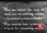 Image of Conditions spawning Marshall Plan Paris France, 1947, second 15 stock footage video 65675053100