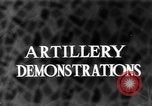 Standbild Live Fire Demonstrationen bei der British Army Royal School of Artillerie Salisbury England, 1936, aus Sekunde 1 historischem Filmmaterial Videoclip 65675053131