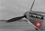 Image of Spitfire airplanes readied for combat United Kingdom, 1940, second 15 stock footage video 65675053155