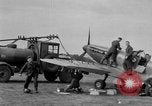 Image of Spitfire airplanes readied for combat United Kingdom, 1940, second 16 stock footage video 65675053155