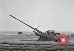 Image of British antiaircraft gun in Battle of Britain United Kingdom, 1940, second 5 stock footage video 65675053156