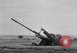 Image of British antiaircraft gun in Battle of Britain United Kingdom, 1940, second 6 stock footage video 65675053156