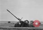 Image of British antiaircraft gun in Battle of Britain United Kingdom, 1940, second 8 stock footage video 65675053156