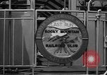 Standbild letzten Ausführung von Rocky Mountain Railroad Club Special Colorado United States USA, 1940, aus Sekunde 55 historischem Filmmaterial Videoclip 65675053165