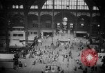 Standbild Pennsylvania Railroad Station New York City USA, 1940, aus Sekunde 42 historischem Filmmaterial Videoclip 65675053166