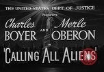 Image of French actor Charles Boyer United States USA, 1941, second 3 stock footage video 65675053188