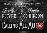 Image of French actor Charles Boyer United States USA, 1941, second 4 stock footage video 65675053188