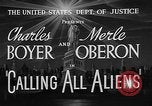 Image of French actor Charles Boyer United States USA, 1941, second 5 stock footage video 65675053188