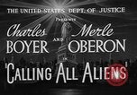 Image of French actor Charles Boyer United States USA, 1941, second 6 stock footage video 65675053188