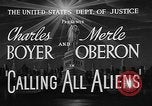 Image of French actor Charles Boyer United States USA, 1941, second 10 stock footage video 65675053188