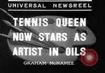 Image of tennis player Helen Wills Moody San Francisco California USA, 1936, second 6 stock footage video 65675053231