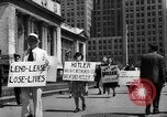 Standbild picket line New York City USA, 1941, aus Sekunde 56 historischem Filmmaterial Videoclip 65675053245