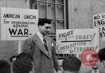 Standbild American Union für Organisation gegen Krieg New York City USA, 1941, aus Sekunde 59 historischem Filmmaterial Videoclip 65675053246