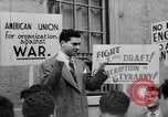 Standbild American Union für Organisation gegen Krieg New York City USA, 1941, aus Sekunde 60 historischem Filmmaterial Videoclip 65675053246