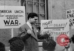 Standbild American Union für Organisation gegen Krieg New York City USA, 1941, aus Sekunde 61 historischem Filmmaterial Videoclip 65675053246