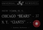 Immagine di Football americano New York City USA, 1940, secondo 6 filmato di repertorio 65675053252