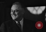 Image of President Franklin D Roosevelt re-elected in 1940 and 1944 New York United States USA, 1940, second 52 stock footage video 65675053255