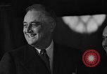 Image of President Franklin D Roosevelt re-elected in 1940 and 1944 New York United States USA, 1940, second 54 stock footage video 65675053255