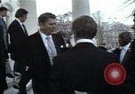 Image of President elect Ronald Reagan Washington DC USA, 1981, second 36 stock footage video 65675053261