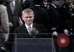 Image of President elect Ronald Reagan Washington DC USA, 1981, second 1 stock footage video 65675053262