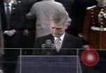 Image of President elect Ronald Reagan Washington DC USA, 1981, second 17 stock footage video 65675053262