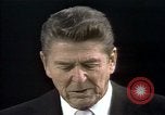 Image of President Ronald Reagan Washington DC USA, 1981, second 62 stock footage video 65675053266