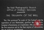 Image of Triumph of the Will Nuremberg Germany, 1934, second 4 stock footage video 65675053272