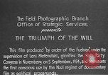 Image of Triumph of the Will Nuremberg Germany, 1934, second 8 stock footage video 65675053272