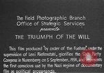 Image of Triumph of the Will Nuremberg Germany, 1934, second 11 stock footage video 65675053272