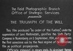 Image of Triumph of the Will Nuremberg Germany, 1934, second 14 stock footage video 65675053272