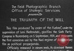 Image of Triumph of the Will Nuremberg Germany, 1934, second 15 stock footage video 65675053272