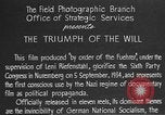 Image of Triumph of the Will Nuremberg Germany, 1934, second 16 stock footage video 65675053272