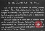 Image of Triumph of the Will Nuremberg Germany, 1934, second 21 stock footage video 65675053272