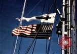 Image of Navy burial at sea Pacific Ocean, 1944, second 13 stock footage video 65675053282
