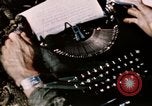 Image of War correspondent Pacific Theater, 1945, second 22 stock footage video 65675053287