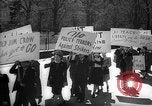 Image of American Peace Mobilization anti-war march in World War 2 Washington DC USA, 1941, second 5 stock footage video 65675053289
