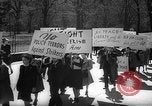 Image of American Peace Mobilization anti-war march in World War 2 Washington DC USA, 1941, second 6 stock footage video 65675053289