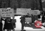 Image of American Peace Mobilization anti-war march in World War 2 Washington DC USA, 1941, second 8 stock footage video 65675053289