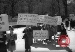 Image of American Peace Mobilization anti-war march in World War 2 Washington DC USA, 1941, second 9 stock footage video 65675053289