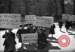 Image of American Peace Mobilization anti-war march in World War 2 Washington DC USA, 1941, second 11 stock footage video 65675053289
