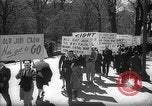Image of American Peace Mobilization anti-war march in World War 2 Washington DC USA, 1941, second 12 stock footage video 65675053289