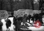 Image of American Peace Mobilization anti-war march in World War 2 Washington DC USA, 1941, second 13 stock footage video 65675053289