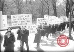 Image of American Peace Mobilization anti-war march in World War 2 Washington DC USA, 1941, second 19 stock footage video 65675053289