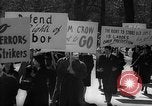 Image of American Peace Mobilization anti-war march in World War 2 Washington DC USA, 1941, second 22 stock footage video 65675053289