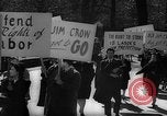 Image of American Peace Mobilization anti-war march in World War 2 Washington DC USA, 1941, second 23 stock footage video 65675053289