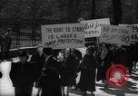 Image of American Peace Mobilization anti-war march in World War 2 Washington DC USA, 1941, second 27 stock footage video 65675053289