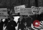 Image of American Peace Mobilization anti-war march in World War 2 Washington DC USA, 1941, second 31 stock footage video 65675053289