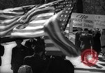 Image of American Peace Mobilization anti-war march in World War 2 Washington DC USA, 1941, second 35 stock footage video 65675053289