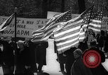 Image of American Peace Mobilization anti-war march in World War 2 Washington DC USA, 1941, second 38 stock footage video 65675053289